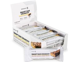 Body & Fit Smart Bar Crunchy - Protein Bar - Proteine Repen - Eiwitrepen - Chocolate, Peanut, Caramel - (12 x 45 gram)