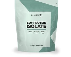 Body & Fit Soy Protein Isolate - Vegan Proteine Poeder - Soja Eiwit Isolaat - 2000 gram (66 Shakes) - Chocolade