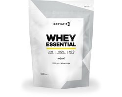 Body & Fit Whey Essential - Eiwitpoeder - Proteine Poeder - 100% Whey Eiwitconcentraat - Whey Protein - Eiwitshakes - Zonder Smaak - 1000 gram (40 shakes)