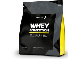 Body & Fit Whey Perfection - Proteine Poeder / Whey Protein - Eiwitpoeder met BCAA - Eiwitshakes - 896 gram (32 shakes) - Banaan & Aardbei
