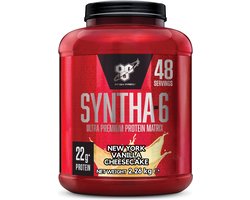 BSN Syntha-6 Protein Eiwitshake - Proteine Poeder New York Vanilla Cheesecake - Premium Whey Protein - 2260 gram (48 shakes)