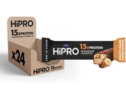 DANONE HiPRO Bars Proteïnereep - Banaan & Choco - Voordeelverpakking 2 x 12 repen