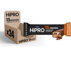 DANONE HiPRO Bars Proteïnereep - Caramel - Voordeelverpakking 2 x 12 repen