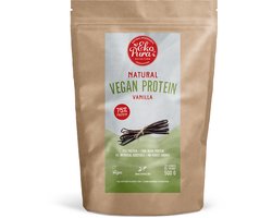 Ekopura Natural Vegan Protein Vanille - Plantaardig Eiwitpoeder, Duurzaam Geproduceerd - 500 gram
