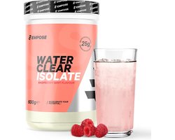 Empose Nutrition Water Clear Isolate - Raspberry Mint - 600 gr - Proteine Ranja - Eiwit Poeder - Proteïne Shake - Eiwitshakes - Whey-Isolaat - Whey proteine poeder - Suikervrij/Vetvrij