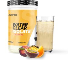 Empose Nutrition Water Clear Isolate - Tropical - 600 gr - Proteine Ranja - Proteïne Shake - Eiwit Poeder - Eiwitshakes - Proteïne Shake - Whey-Isolaat - Proteine poeder - Suikervrij/Vetvrij