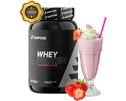 Empose Nutrition Whey Protein - Aardbei - 908 gram - Proteine Poeder - Proteïne Shake - Eiwitpoeder - Proteïne Shake - 30 doseringen