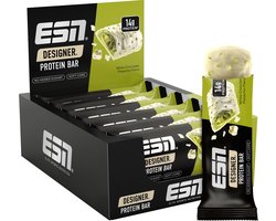 ESN Designer Bar Proteine Repen – White Chocolate Pistachio, 12 x 45 g – Ideaal Tussendoortje met 14 g Proteïne