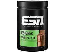 ESN Designer Vegan Protein – Smaak Milky Chocolate – Soja-Eiwitpoeder met 77% Eiwit & Toegevoegde L-Leucine – Ondersteunt Spieropbouw & -Behoud – 900g (30 Porties)