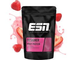 ESN Designer Whey Proteine Poeder, Strawberry, 1000 g, 33 Porties – Wei Eiwitshake, Eiwitsupplement, Spierherstel & Fitnessroutine
