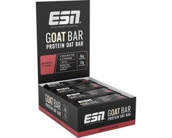 ESN GOAT Bar Proteïne Repen – Berries, 12 x 55 g – 14 g Proteïne, Met Eiklar, Dadel & Havervlokken voor Energie en Smaak