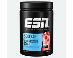 ESN ISOCLEAR Whey Isolate Proteine Poeder, Fresh Cherry Less Sweet, 908 g, 30 Porties Heldere Wei Poeder – Lactosevrij Eiwitshake