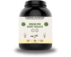 Gras-fed Whey Isolate – Zoetstofvrij - 907 gram – 25 Doseringen – voor spierherstel – Hoog leucinegehalte – Wetenschappelijk Onderbouwd – Elmerink Nutrition