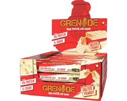 Grenade Protein Bar (12x60g) White Chocolate Salted Peanut - Repen - Eiwit Repen