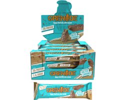Grenade Protein Bar Chocolate Chip Salted Caramel 20g Protein - Doos 12x 60g - 720g - Eiwitrepen voor Twee Weken - Eiwitten voor Spieren - Sportvoeding - Tussendoortjes