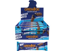 Grenade Protein Bar OREO Original 21g Protein - Doos 12x 60g - 720g - Eiwitrepen voor Twee Weken - Eiwitten voor Spieren - Sportvoeding - Tussendoortjes - Cadeautje voor hem