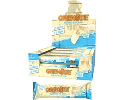 Grenade Protein Bar White Chocolate Cookie 22g Protein - Doos 12x 60g - 720g - Eiwitrepen voor Twee Weken - Eiwitten voor Spieren - Sportvoeding - Tussendoortjes