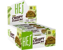 HEJ Natural HEJ Crispy Vegan Protein Bar (12x45g) Pistachio - Repen - Eiwit Repen