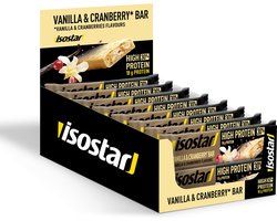 Isostar - High Protein 30 Reep - Vanilla Cranberry - 16 x 56 gr