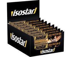 Isostar High Protein - Eiwitreep voor krachtsport - Toffee Crunchy - 16 x 56 gr