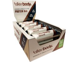 Killerbody Protein Bars Cookies & Cream – 15-pack | Slechts 1,3 g Suiker | Voor Vrouwen