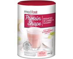 Modifast Protein Shape - Milkshake - Aardbei - 420 g