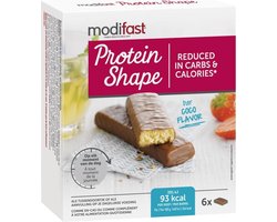 Modifast Protein Shape Reep Cocos - 6 stuks
