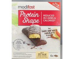 Modifast Protein Shape Reep Pure & Witte Chocolade - 3 x 6 x 31 gr - Voordeelverpakking