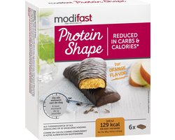 Modifast Protein Shape - Reep Sinaas & Pure Chocolade - 6 stuks - Eiwitreep
