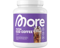 MORE NUTRITION Protein Iced Coffee Proteine Poeder, S´Mores, 500 g, 20 Porties - Eiwitshake met Lactase en Koffie, Eiwitshake