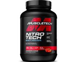 Muscletech Performance Series Nitro-Tech (4lbs) Strawberry - Eiwitten - Wei-eiwit Mix
