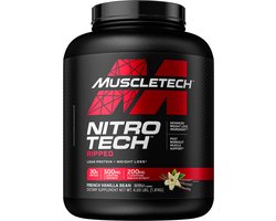 Muscletech Performance Series Nitro-Tech Ripped (4lbs) French Vanilla Bean - Eiwitten - Wei-eiwit isolaat
