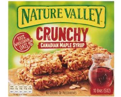 Nature Valley Crunchy Canadian Maple Syrup - 2 x 5x2 stuks - Voordeelverpakking