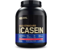 Optimum Nutrition 100% Caseine Time Release Proteine - Caseïne Protein / Proteine Shake - Aardbei Smaak - 1816 gram (55 shakes) - 1 Pot