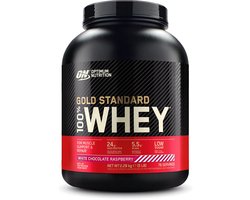 Optimum Nutrition 100% Whey Gold Standard - Eiwitpoeder / Eiwitshake - 2270 gram - White Choco Raspberry