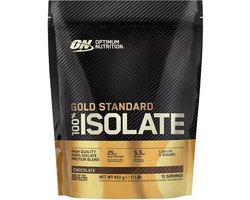 Optimum Nutrition Gold Standard 100% Whey Protein - Chocolate - Proteine Poeder - Eiwitshake - 465 gram (15 servings)