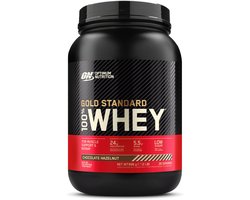 Optimum Nutrition Gold Standard 100% Whey Protein - Eiwitpoeder  - Eiwitshake / Proteine Shake - Chocolade Hazelnoot Smaak - 908 gram (30 shakes) - 1 Pot