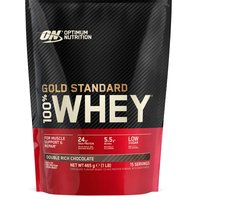 Optimum Nutrition Gold Standard 100% Whey Protein - Eiwitpoeder  - Eiwitshake / Proteine Shake - Chocolade Smaak - 450 gram  (14 shakes) - 1 Pot