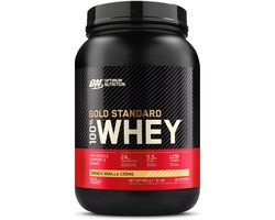 Optimum Nutrition Gold Standard 100% Whey Protein - Eiwitpoeder  - Eiwitshake / Proteine Shake -  Vanille Smaak - 908 gram (30 shakes) - 1 Pot