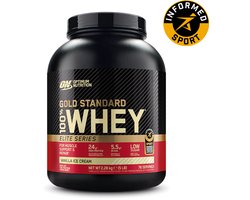Optimum Nutrition Gold Standard 100% Whey Protein Elite Series - Vanilla Ice Cream - Proteine Poeder - Eiwitshake - 2280 gram (76 servings)