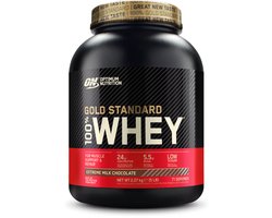 Optimum Nutrition Gold Standard 100% Whey Protein – Extreme Milk Chocolate – Proteine Poeder – Eiwitshake – 2270 gram (71 servings)