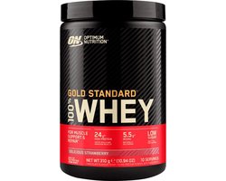 Optimum Nutrition Gold Standard 100% Whey Protein - Strawberry - Proteine Poeder - Eiwitshake - 10 doseringen (300 gram)