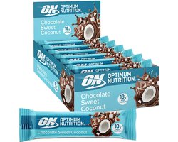 Optimum Nutrition Protein Bars - Chocolate Sweet Coconut Proteine Repen - Protein Bar - 10 Eiwitrepen (590 gram)