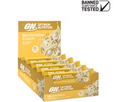 Optimum Nutrition Protein Crunch Bars Elite Series - Crunchy Marshmellow Proteine Repen - Vegetarisch - 10 Eiwitrepen (650 gram)