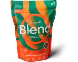 Orangefit Blend Proteine Poeder - Vegan Proteine Shake - 750g (25 shakes) - Eiwitshake Vanille - met BCAA & Kurkuma - Pre / Post Workout