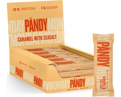 Pandy Low Sugar Protein Bar - Caramel with Sea Salt - Eiwitrepen - 18 x 35 g