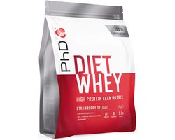 PhD Diet Whey (2000g) Strawberry Delight - Eiwitten - Eiwit Mix