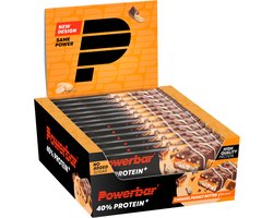 Powerbar eiwitreep | 40% Protein+ Crisp Bar | Caramel Peanut Butter - 12x40g