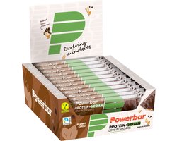 Powerbar Vegan eiwitreep | Protein + Bar Vegan | Peanut Chocolate - 12x42g