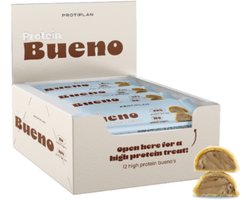 Protiplan - Protein Bueno Witte Chocolade Hazelnoot - 12 x 40 g - Koolhydraatarm - Suikerarm - Protein Bar
